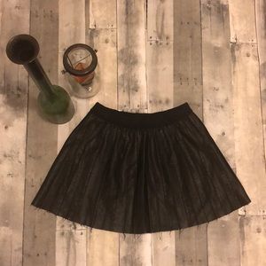 Free People Faux Leather Skirt